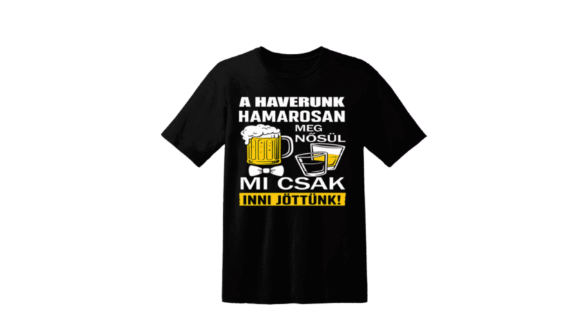 Egyedi póló készítés a Pixelspolo.hu pólónyomtatásnál